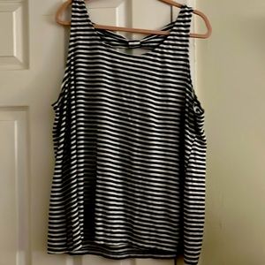 Forever 21 striped Tank top open back